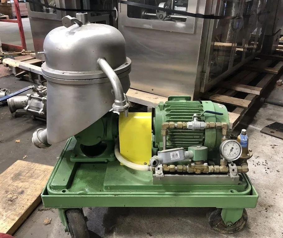 Westfalia SA 1-02-175 pilot plant separator, 316SS.