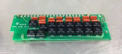 MITSUBISHI JY331A08801E F2-40 M4HB PROGRAMMABLE CONTROLLER RELAY BOARD 3B