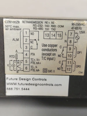 USED FUTURE DESIGN CONTROLS INC FDC9100