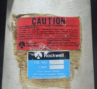 NEW Rockwell Automation Typ D 2” Fig 240