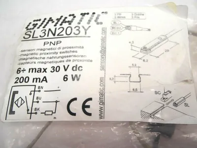 USED GIMATIC SENSOR PNP 6+30 V DC