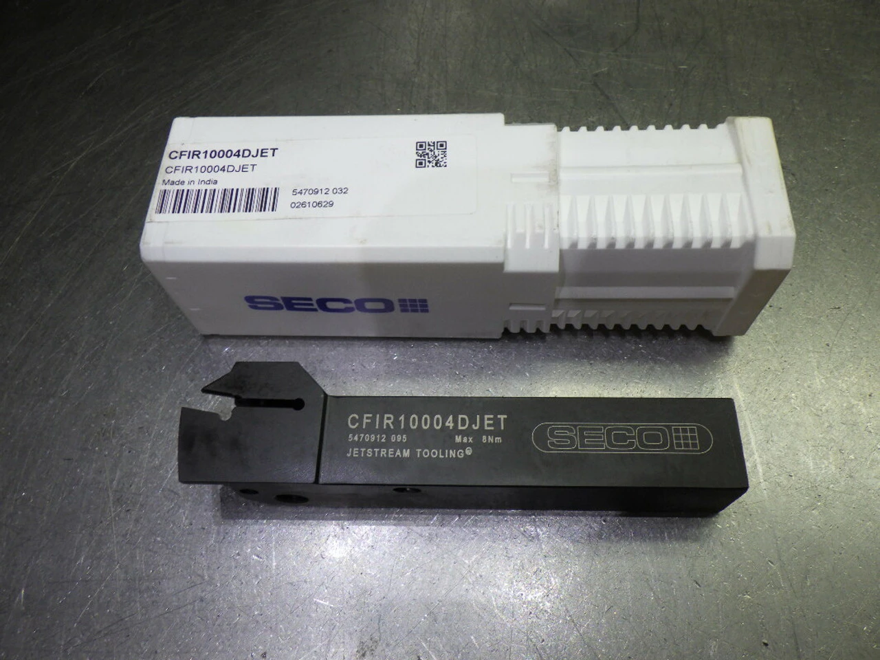 SECO 1"x1" Coolant Thru Grooving Lathe Tool Holder CFIR10004DJET (LOC1583B)
