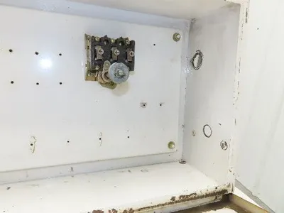 Electrical Enclosure Wall Mount 42x16x8" Disconnect Handle Backplate