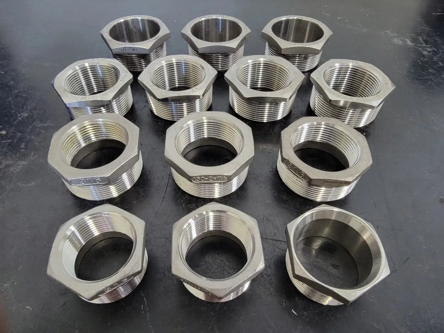 Assorted 2" x 1-1/2" Reducer MPT/FPT S02621 (Pack of 13)