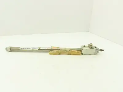 SMC CDLM2F20-350-E Pneumatic Air Cylinder 20mm Bore 350mm Stroke w/Fine Rod Lock