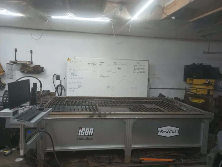 Used 2020 FASTCUT CNC, HYPOTHERM FAST CUT ICON ELITE PLASMA TABLE WITH WATER BED AND HYPOTHERM POWER MAX85 Plasma Cutters Minnesota US | Revelation Machinery #404537