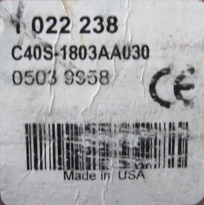NEW SICK C40S-1803AA030 LIGHT CURTAIN SENDER C4000 BASIC 1022238