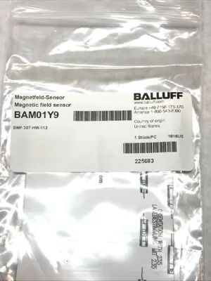 USED BALLUFF MAGNETIC SENSOR MOUNT BRACKET LOT OF 2