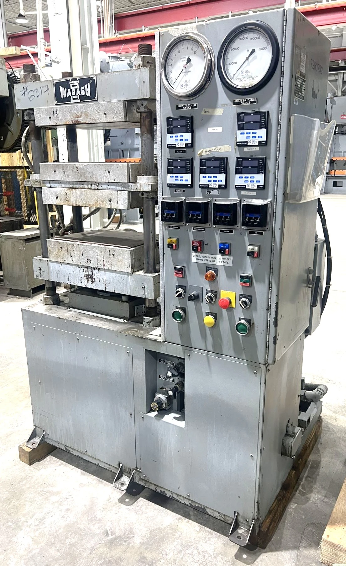 USED WABASH WABASH 75-1812-4TMX PRESS