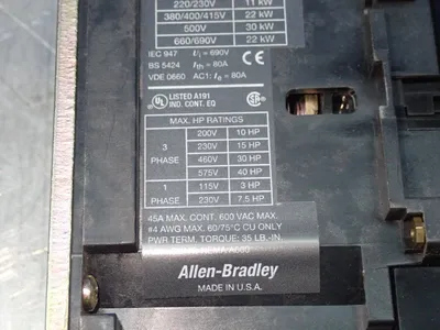 NEW ALLEN BRADLEY 100A45NZ3