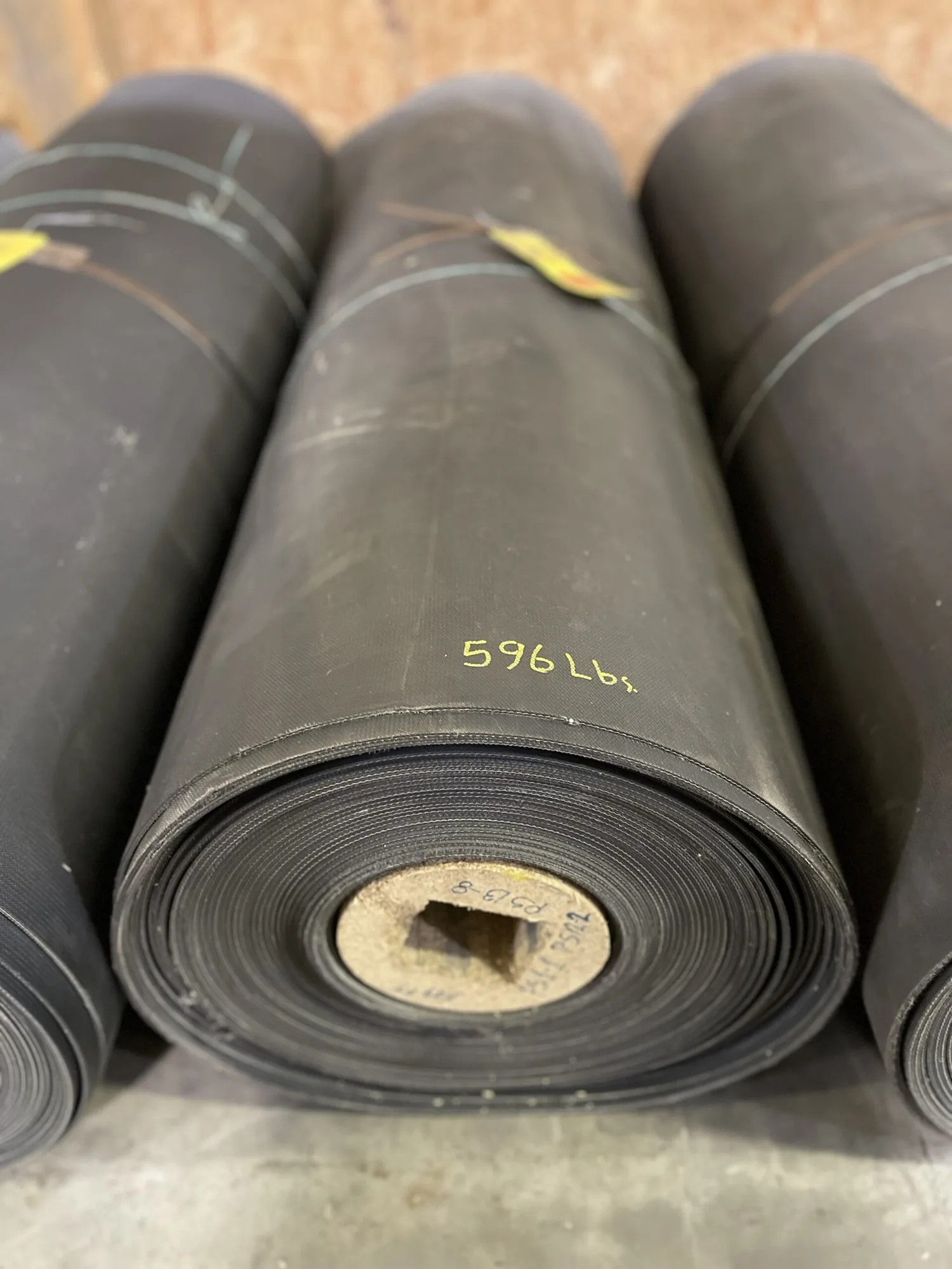 59.5” Smooth Textured PVC Conveyor Belt 4mm x 112′