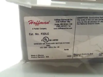 Used Hoffman Wireway Cross Electrical Boxes Michigan US | Maverick Industrial Sales #1489185
