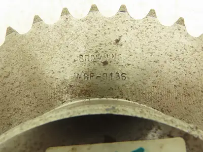 Browning MBF-9136 4-Row #50 Roller Chain Sprocket 42-Tooth 5/8" Pitch 65mm Bore