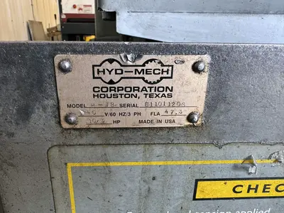 Used HYD-MECH H-18 Horizontal Band Saws | Machinery Marketing International #380102