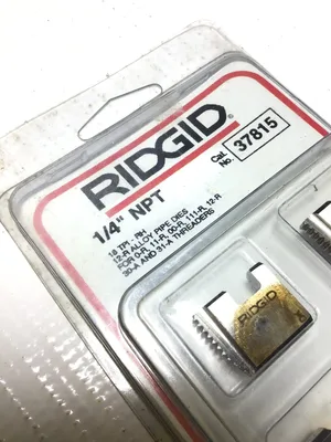 Ridgid 37815 12-R Alloy Pipe Dies 1/4″ NPT 18 TPI-RH