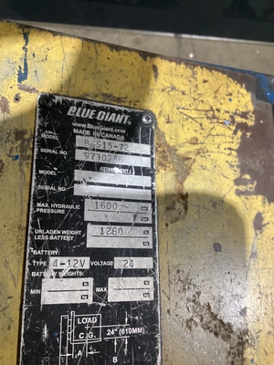 Used BLUE GIANT BGS15-72 Misc Lifts Michigan US | iGAM Industrial Marketplace #1404261