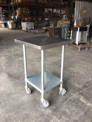 Regency 24″ Square Stainless Commercial Kitchen Table/Cart
