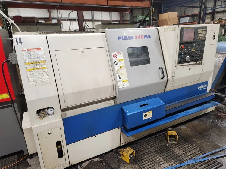 Used 2007 DOOSAN PUMA 240MS CNC Lathes Wisconsin US | Machinery Resources International #392136