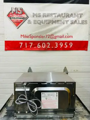 Amana RCS10TS 1000w Commercial Microwave w/ Touch Pad, 120v Refurbished Tested and Working!