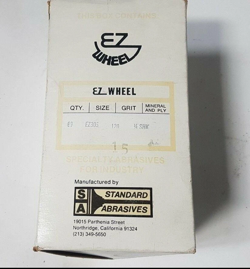 New | in-Stock Standard Abrasives Does Not Apply Grinding Wheels California US | Amiron Machinery #745870