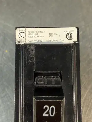 Eaton QBHW1020 1 Pole 120/240 V (5.4.2)
