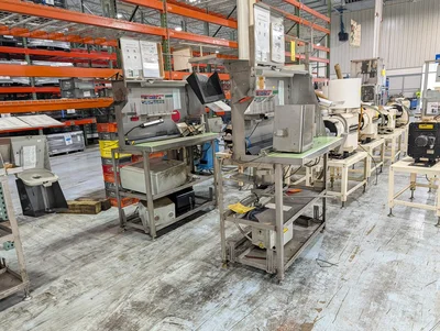(3) Visual Tables W/ Ele Panel 480v