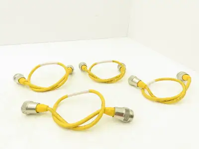 Turck RSM RKM 40-0.5M Minifast Double Ended Cordset 4-Pin 19"L  Lot of 4