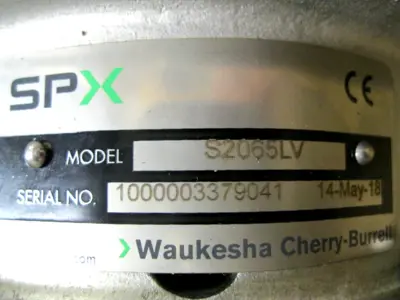 NEW Waukesha Cherry-Burrell S2065LV