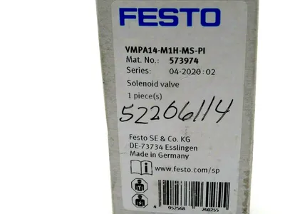 NEW FESTO SOLENOID VALVE