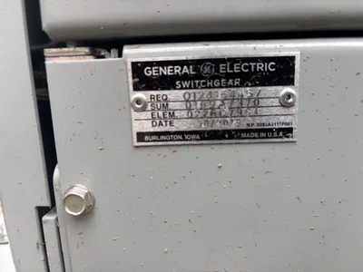 USED GENERAL ELECTRIC LVSWGR / ENTELLISYS