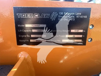 USED 2024 TIGER CLAW TC3000T