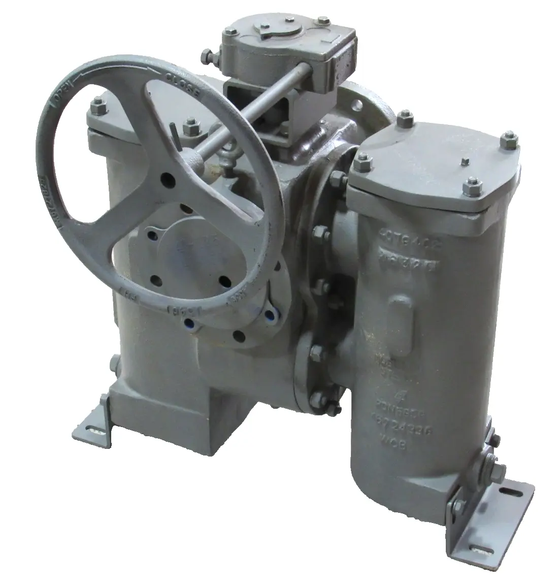 NEW MUELLER STEAM SPECIALTY 792FDH DUPLEX STRAINER 4"