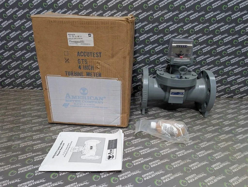 4" Honeywell 17H009868 GTS 4 Gas Turbine Meter 18000 ACFM/CFH New NIB