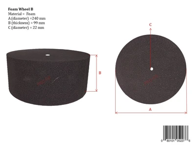 Foam Wheel for Label Machines