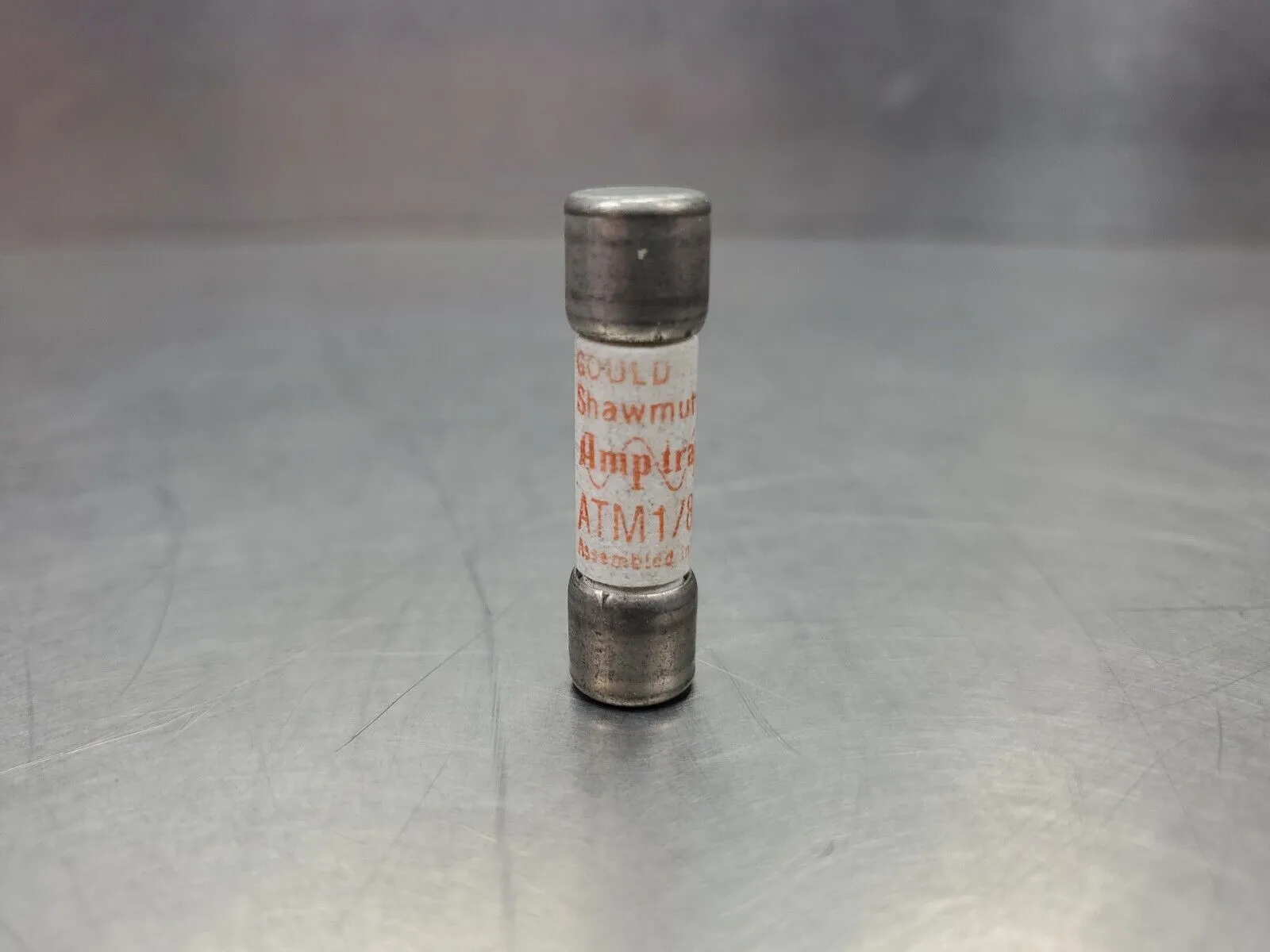 Gould Shawmut ATM1/8 Midget Fuse, 600VAC. 4D-BOX#2