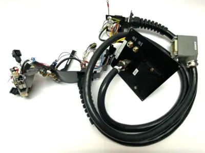 USED FANUC CABLE AND PANEL ASSEMBLY