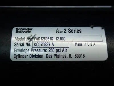 Used SCHRADER BELLOWS FAD128051S Pumps Ohio US | HGR 24 #1016749