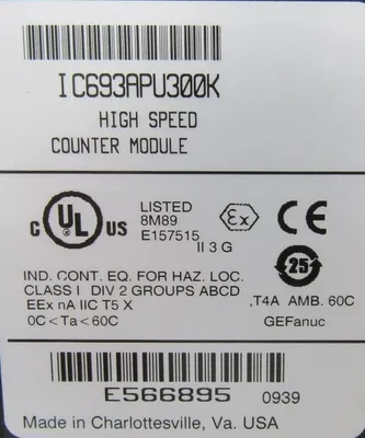 USED GE FANUC IC693APU300K COUNTER MODULE