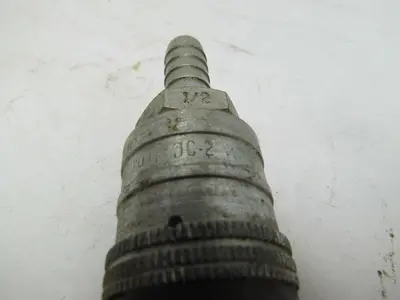 Dynaquip DC-2 1/2"NPT Quick Coupler Hydraulic Coupling Steel w/1/4" Hose Barb