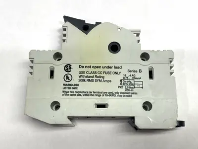 USED ALLEN-BRADLEY SER. B FUSE HOLDER 1 POLE 600V 30A LOT OF 2