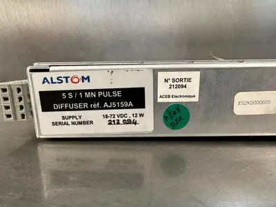 Alstom 5S/1 MN Pulse Diffuser AJ5159A / E52K0000600 18-72 VDC, 12W (9.5.3)