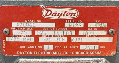 USED Dayton 2M167D