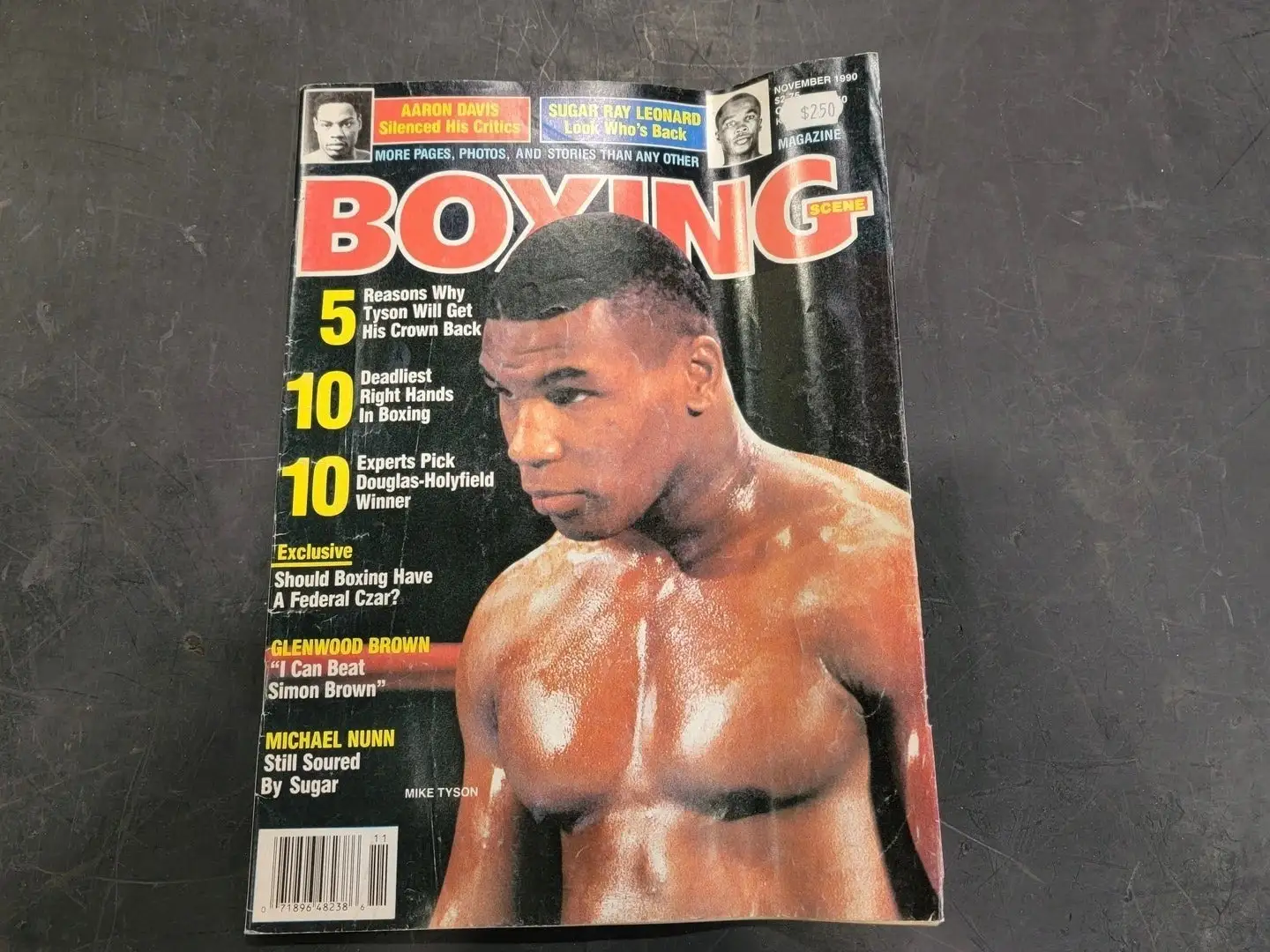 USED BOXING SCENE NOVEMBER 1990