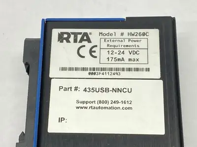 USED RTA USB TO PLC GATEWAY 12-24VDC