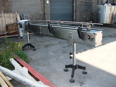 150mm Wide Plastic Link Belt Conveyor 2,950mm Long