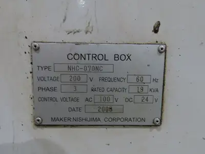 Used NISHIJIMAX _UNKNOWN_ Circular Cold Saws Indiana US | Arrow Industrial #1368132