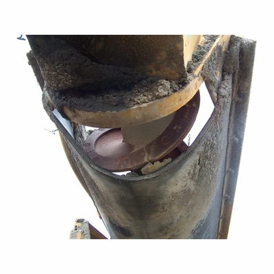 Open Trough Concrete Auger Air Driven