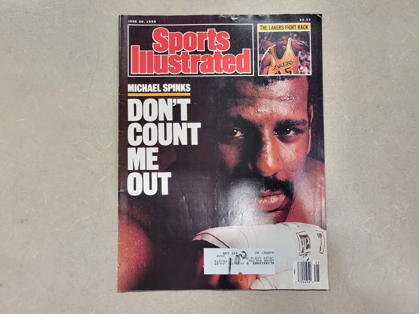 USED SPORTS ILLUSTRATED JUNE 20, 1988