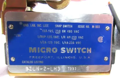 NEW HONEYWELL BZLN-2-LH3 LIMIT SWITCH BZLN2LH3