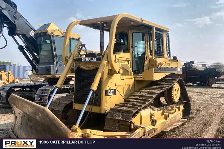 Used 1986 CATERPILLAR D6H LGP Bulldozers Louisiana US | Proxy Equipment #1377693